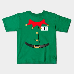 Christmas Family "Dad" Photo Design Shirt Kids T-Shirt